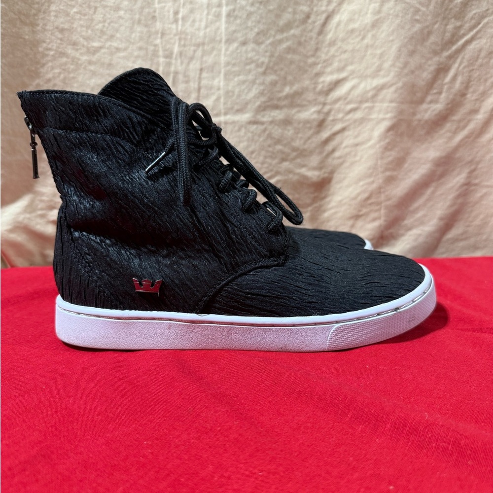 Supra Black High-Top Sneakers